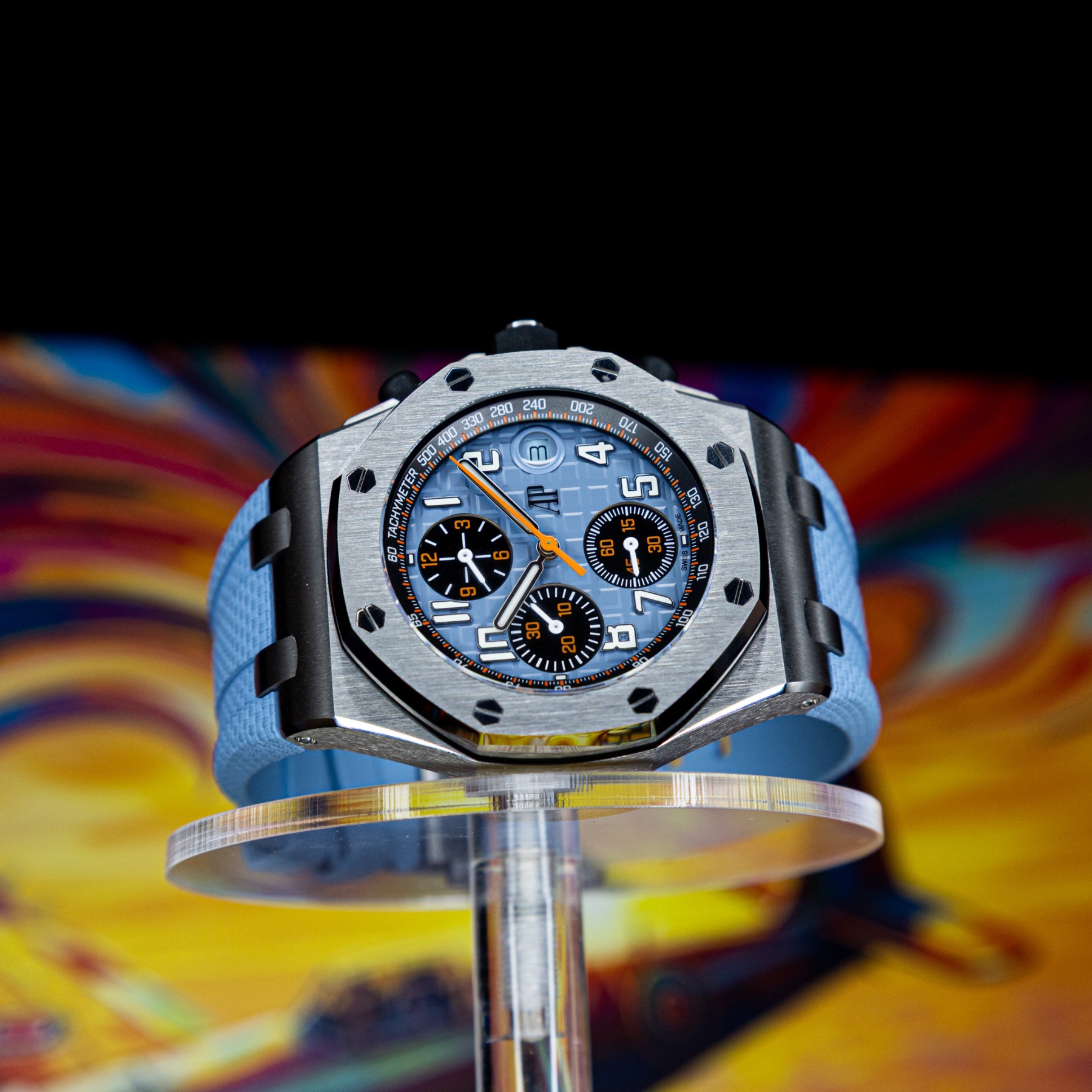 Audemars Piguet Royal Oak Offshore Chronograph, blue dial