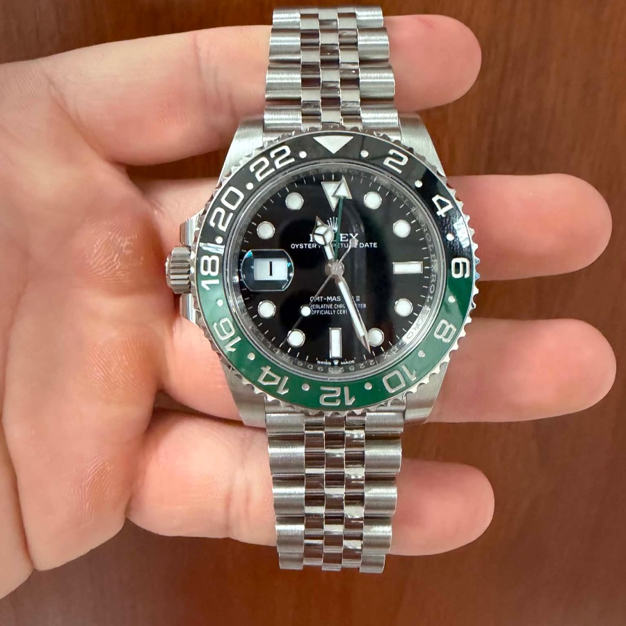 Rolex GMT-Master II with green and black bezel