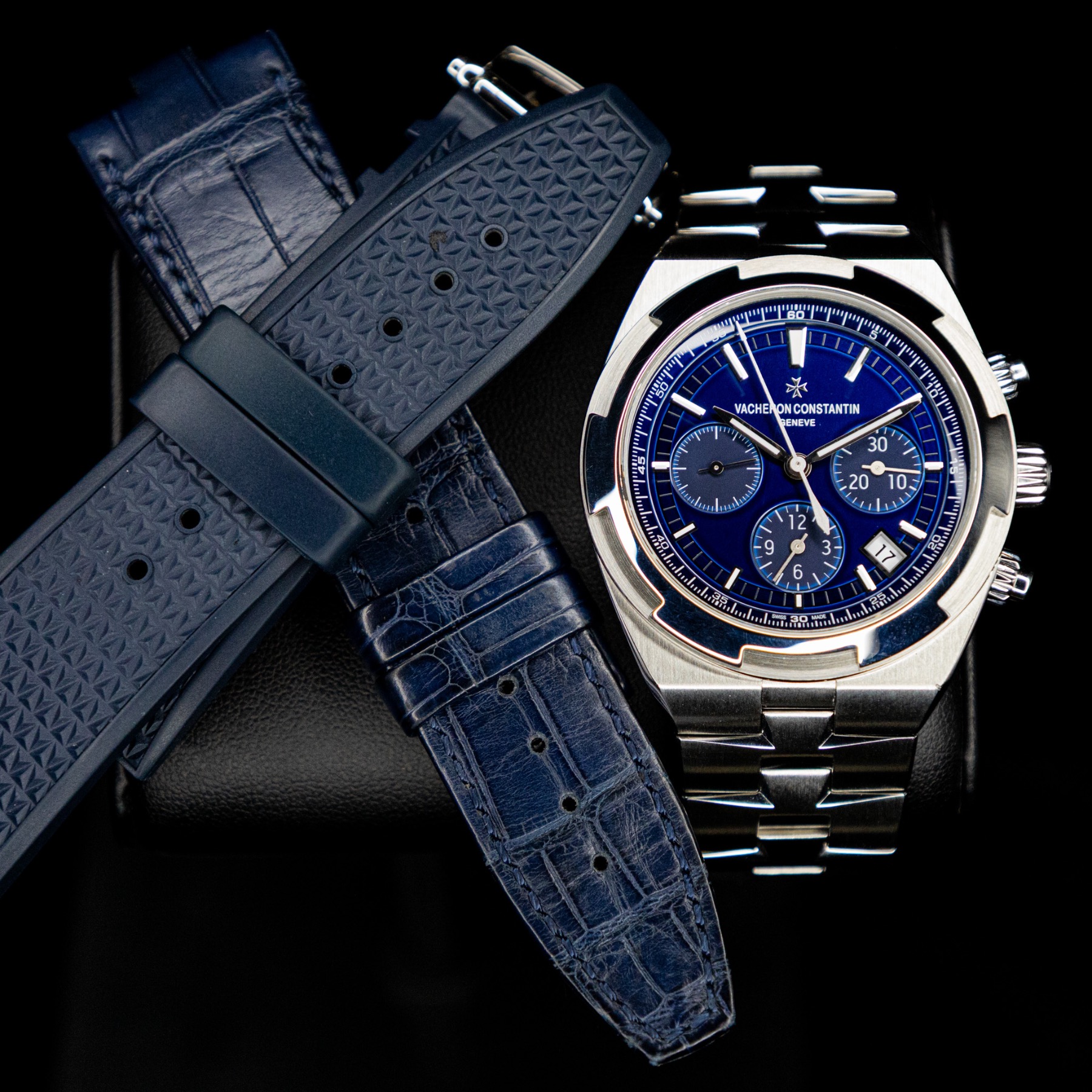 Vacheron Constantin Overseas Chronograph with blue dial